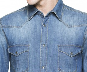 Uniformes Camisa Jean de Algodón